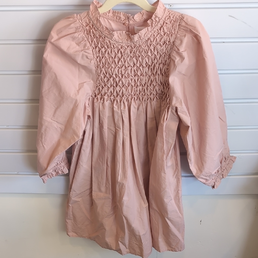 Pink Smocked Dress